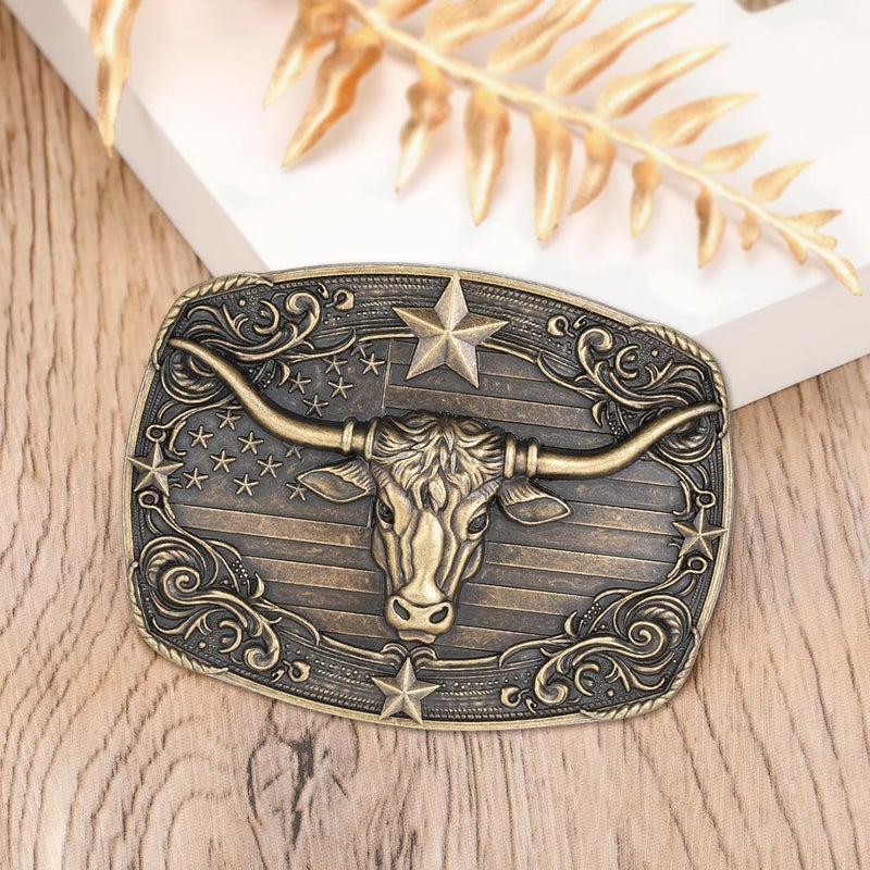 Flipslo Store Western Belt Buckle for Men Women Initial Letter A to Z Cowboy Belt Buckle Texas Buckle hebillas vaqueras para hombre - Image 4